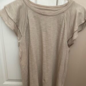 GAP Tan flutter  Sleeve T-Shirt